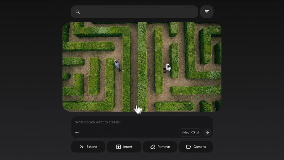 Official Google Flow Remove Object demonstration